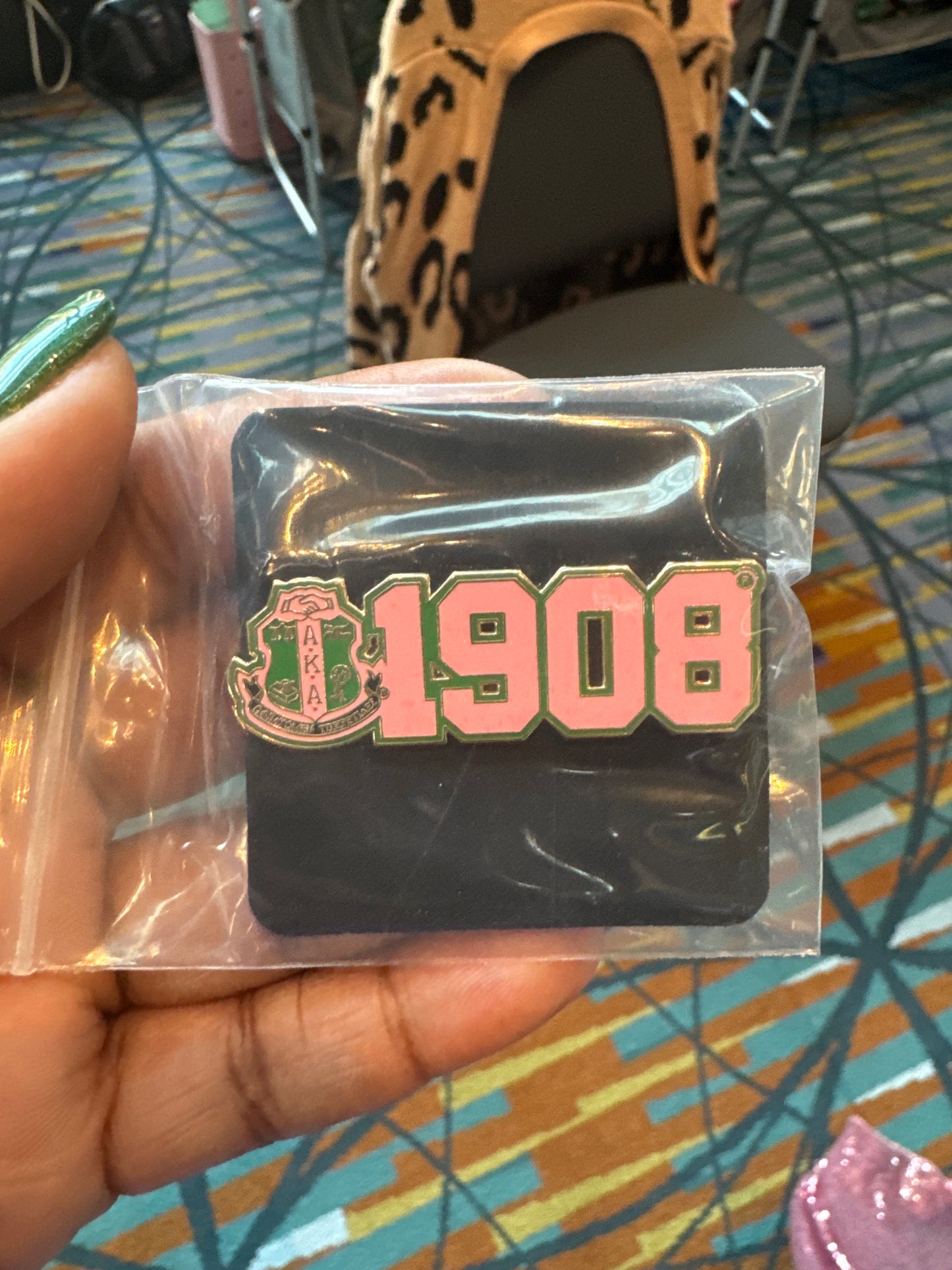 1908 Crest Lapel Pin