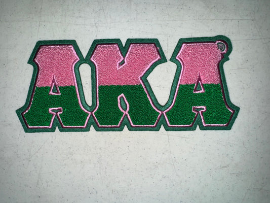 AKA 2 Tone Chenille Patch