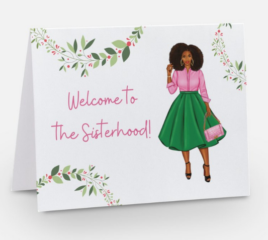 Welcome to the Sisterhood Greeting Card
