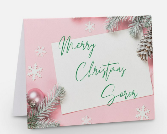 Merry Christmas Greeting Card