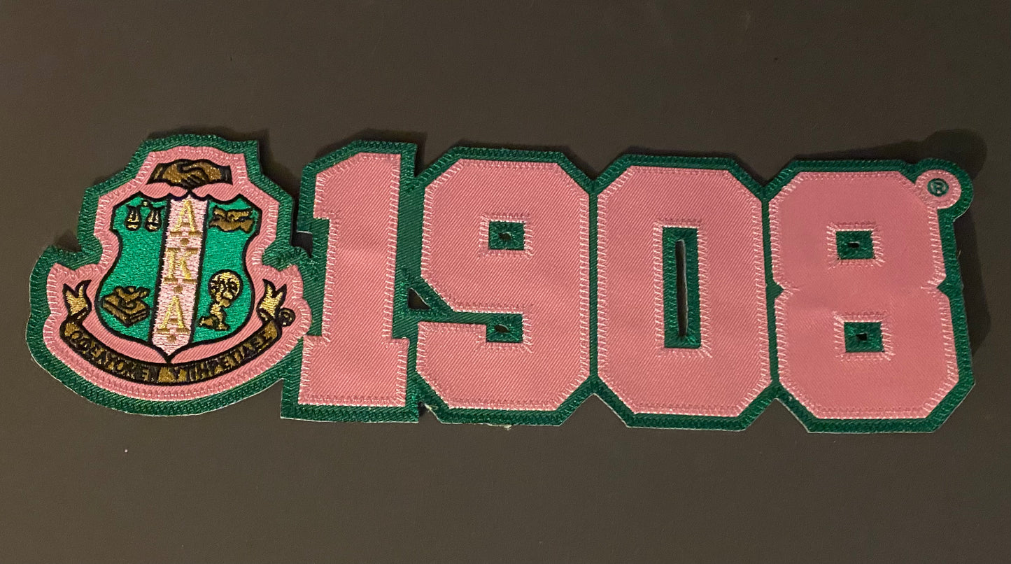 Iron On AKA 1908 Shield Patch