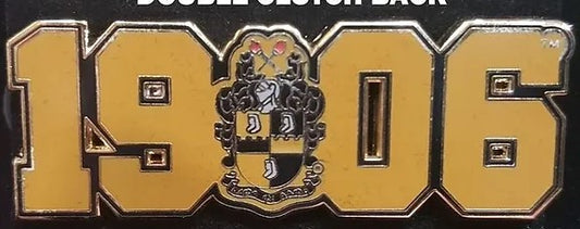 1906 Crest Lapel Pin