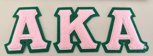 AKA 3 Pc Set Chenille Patch