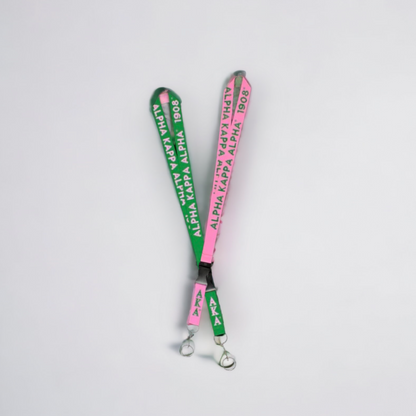 AKA Embroidered Lanyard