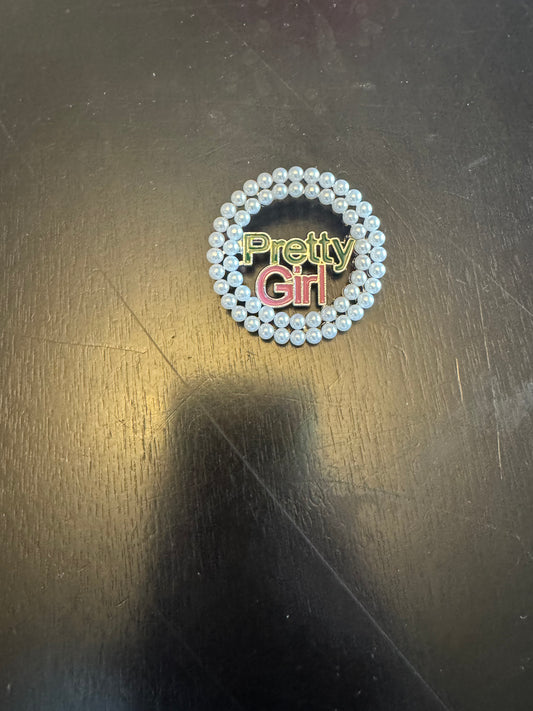Pretty Girl lapel pin