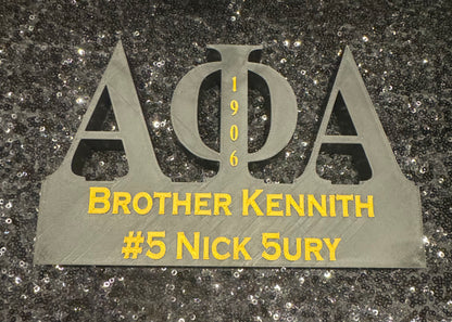 Custom APA Desk Plaque