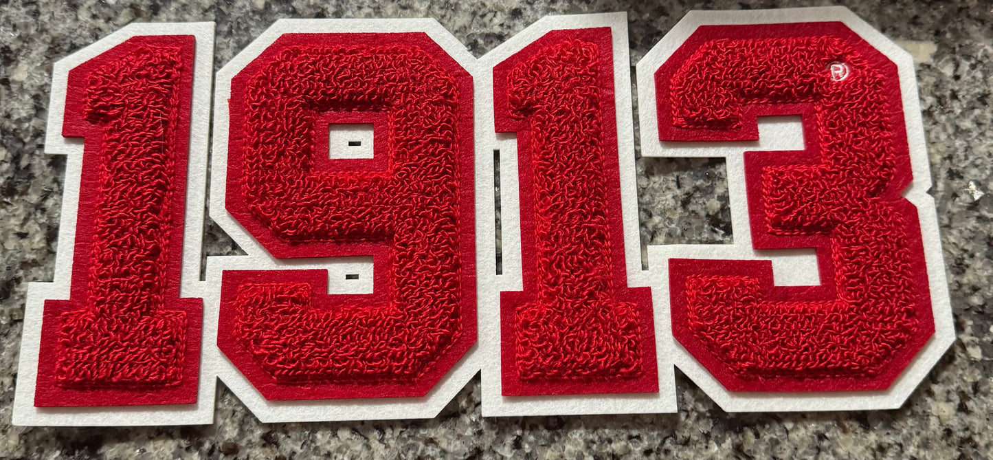 DST Chenille 1913 Patch