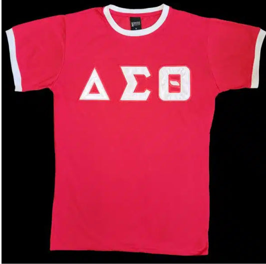Red DST Ringer Tee