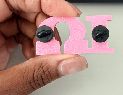 Custom 2 Tone Chapter Pin