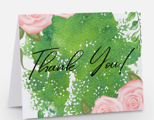 Thank You Greeting Card