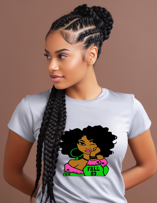 Pretty Girl Wink T-Shirt