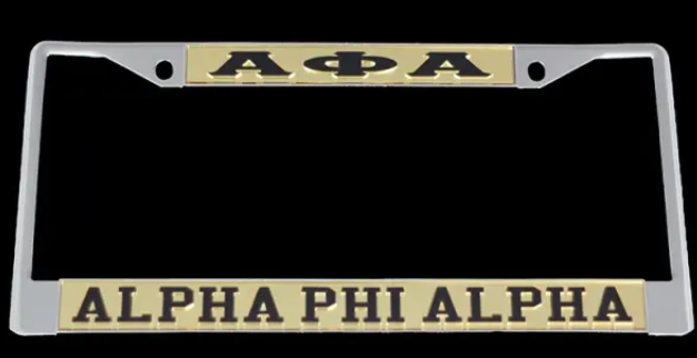 APA License Plate Frame