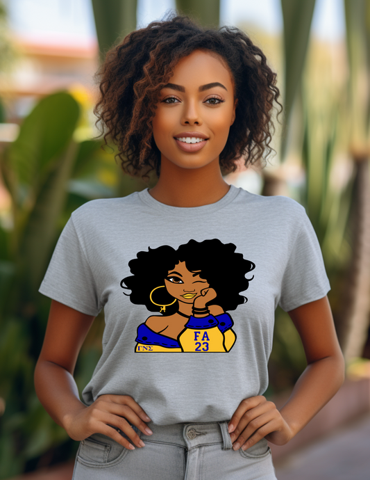 Rhoyal Girl Wink T-Shirt