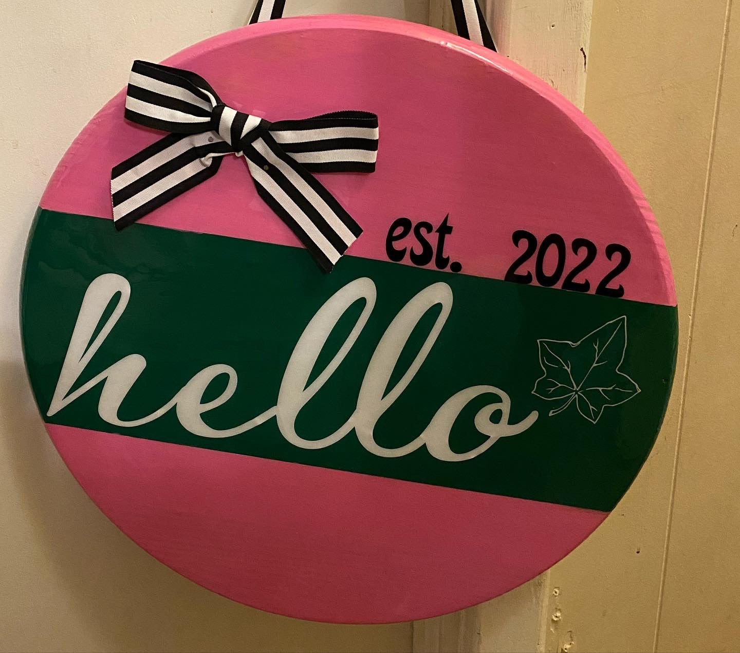 Pretty Door Hanger